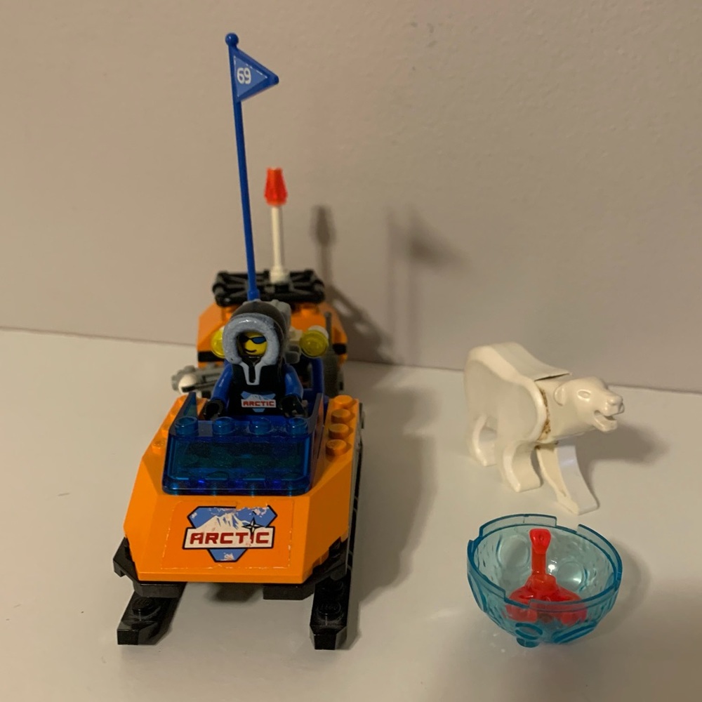 Lego set Arctic expedition snowmobile 6586 skis polar bear - Picture 4 of 5